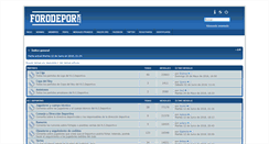 Desktop Screenshot of forodepor.com